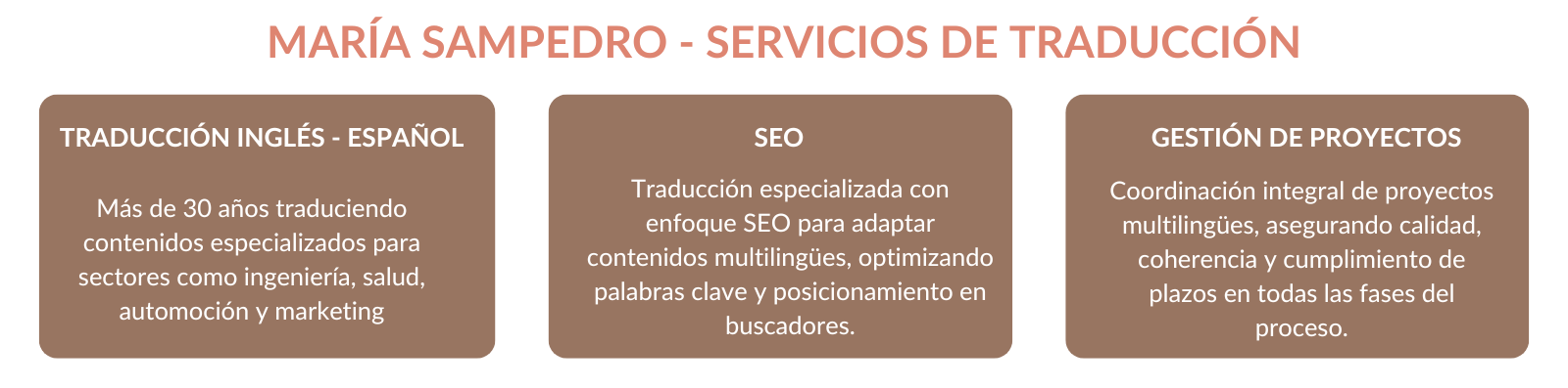 SERVICIOS DE TRADUCCIÓN